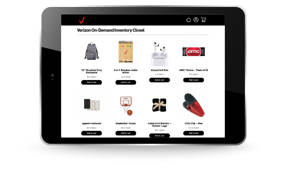 Custom Web Development | Verizon | Inventory Management & Logistics | Superior Brand Solutions