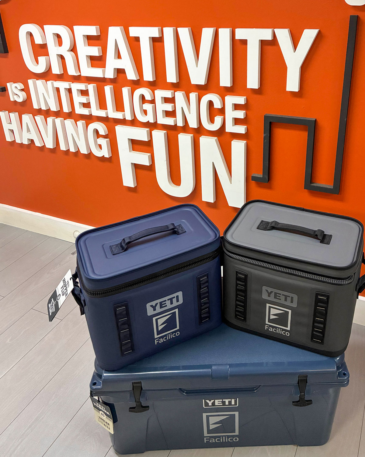 Custom Branded Yeti Coolers for Facilico