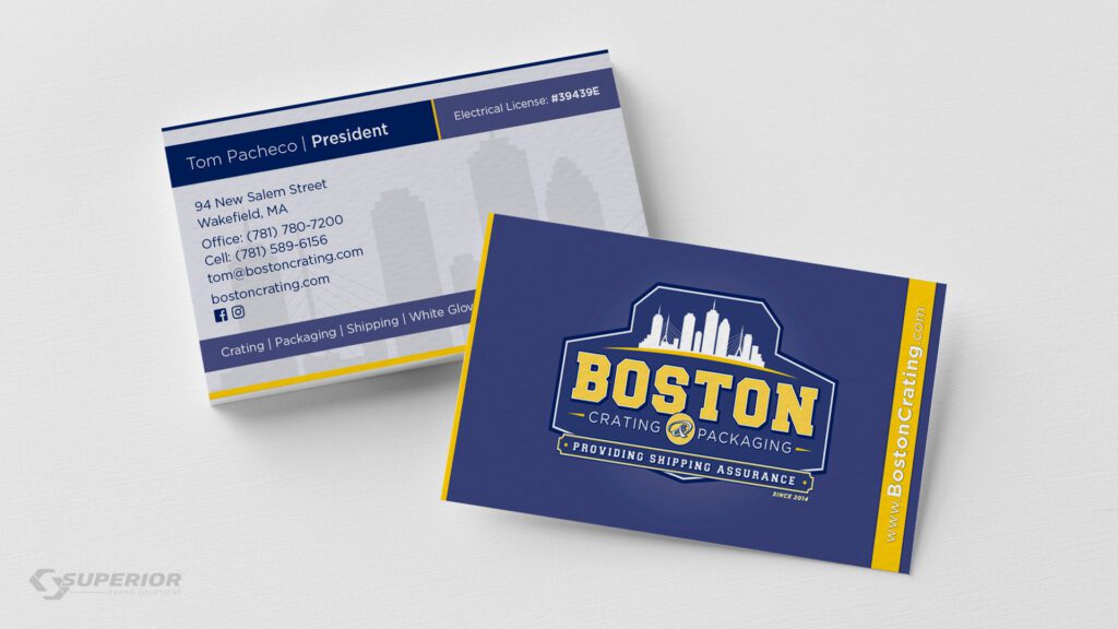 Boston Crating Business Card